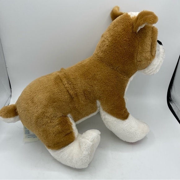 Bulldog plush stuffed Dog Build a Bear 15" Tan White.
Standing on 4 paws - Picture 3 of 5